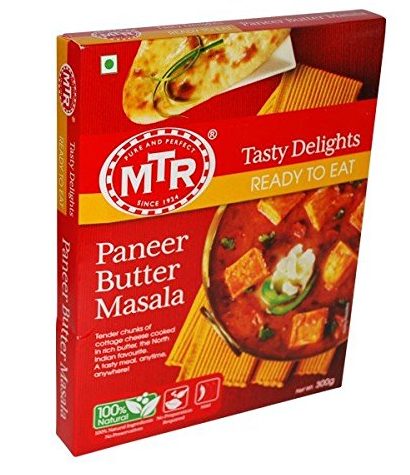 MTR Ready-to-Eat Paneer Butter Masala (Medium Hot) - 10.56oz